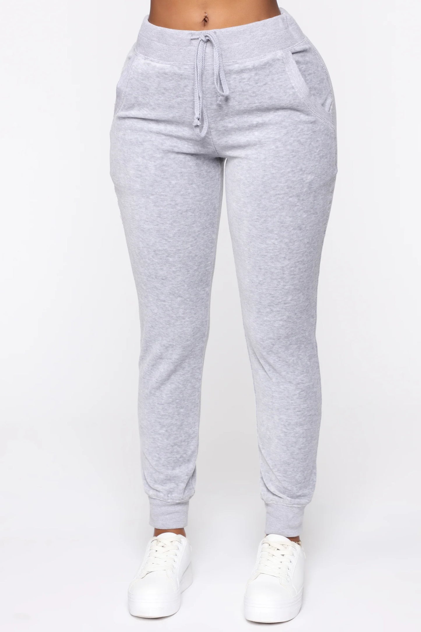 Two-Piece Velour Tracksuit Set